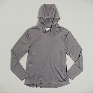Grey wool hoodie, size M